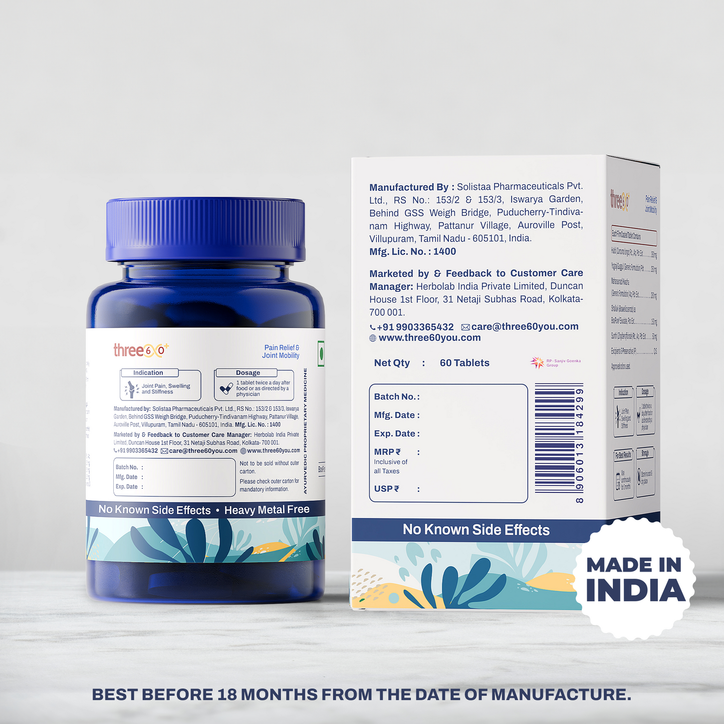 Pain Relief & Joint Mobility Tablets