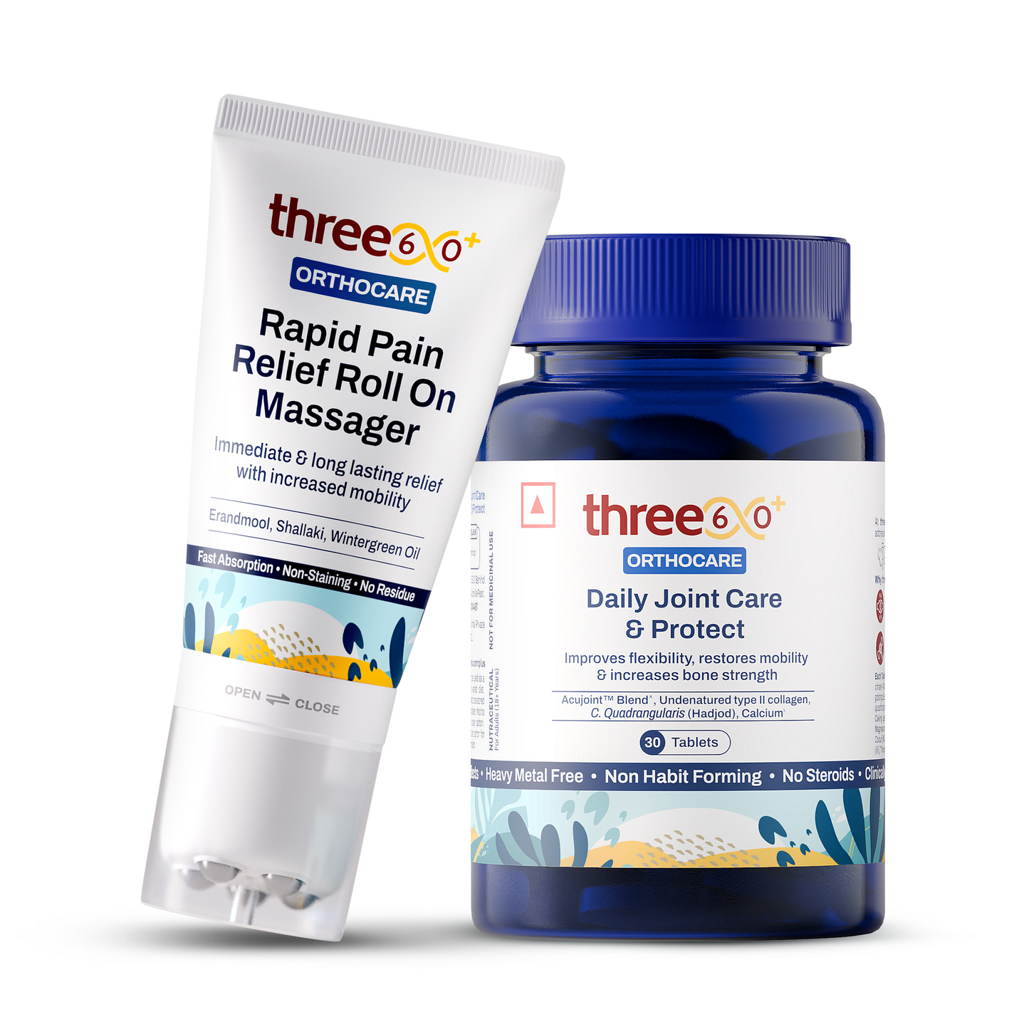 Daily Joint Care & Pain Relief Combo (Tablets+Roll On)