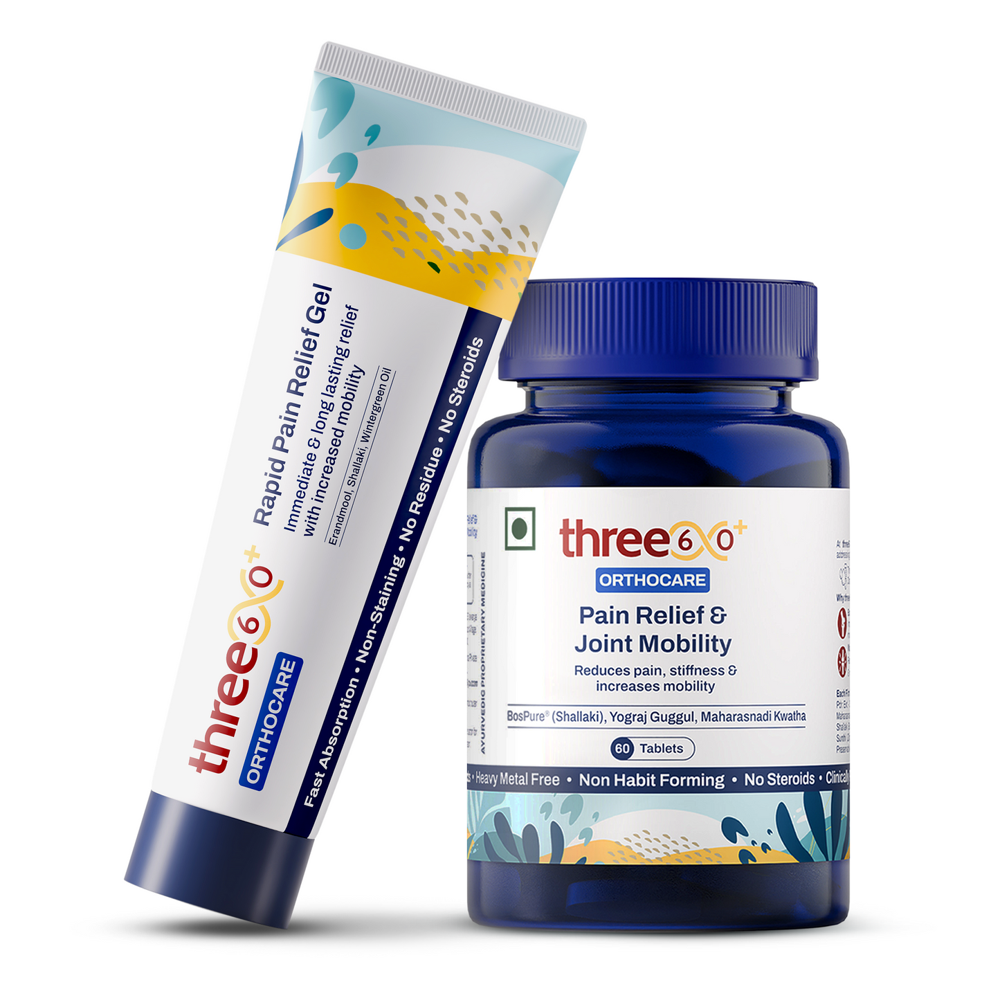 Rapid Pain Relief & Joint Mobility Combo (Tablets+Gel)