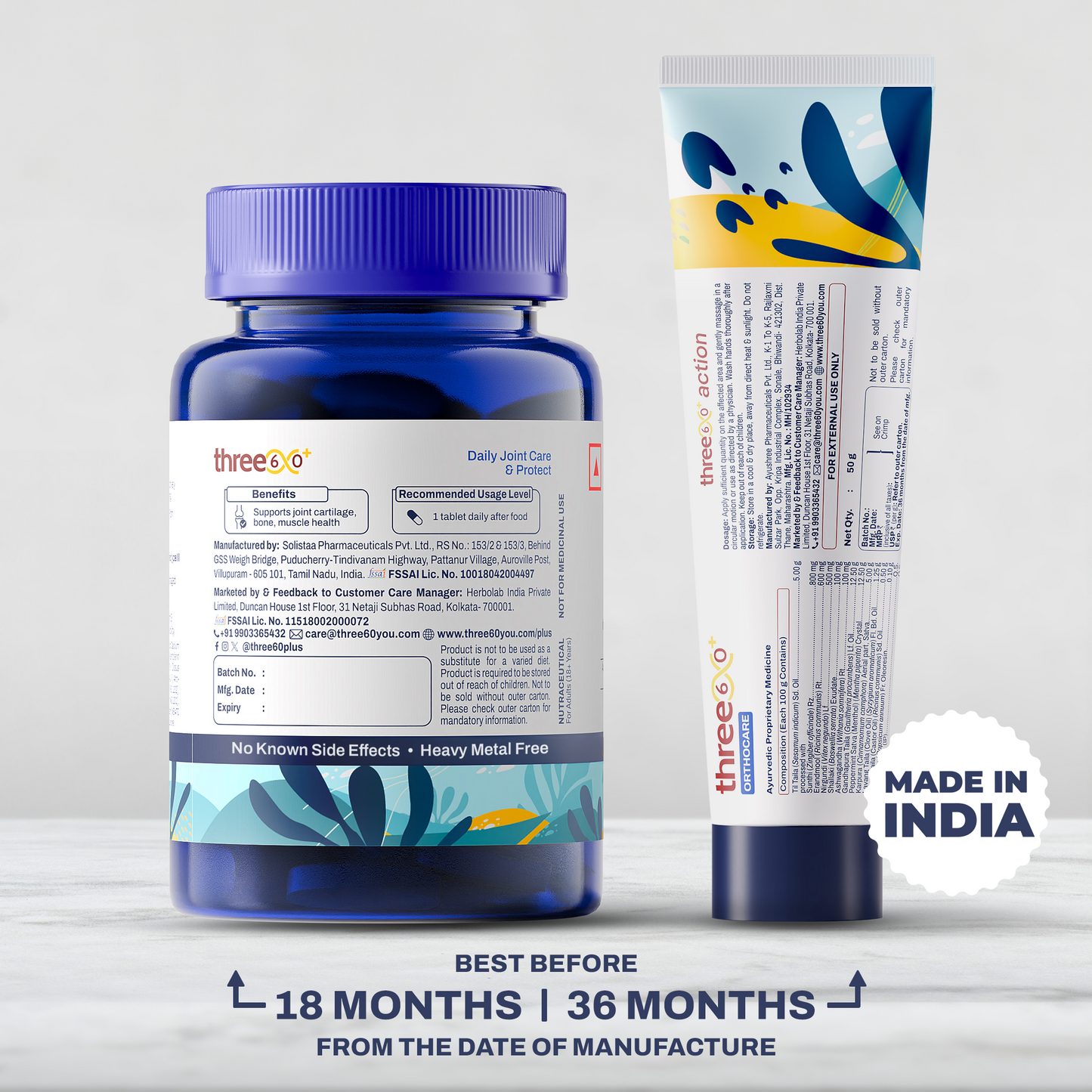 Daily Joint Care & Pain Relief Combo (Tablets+Gel)