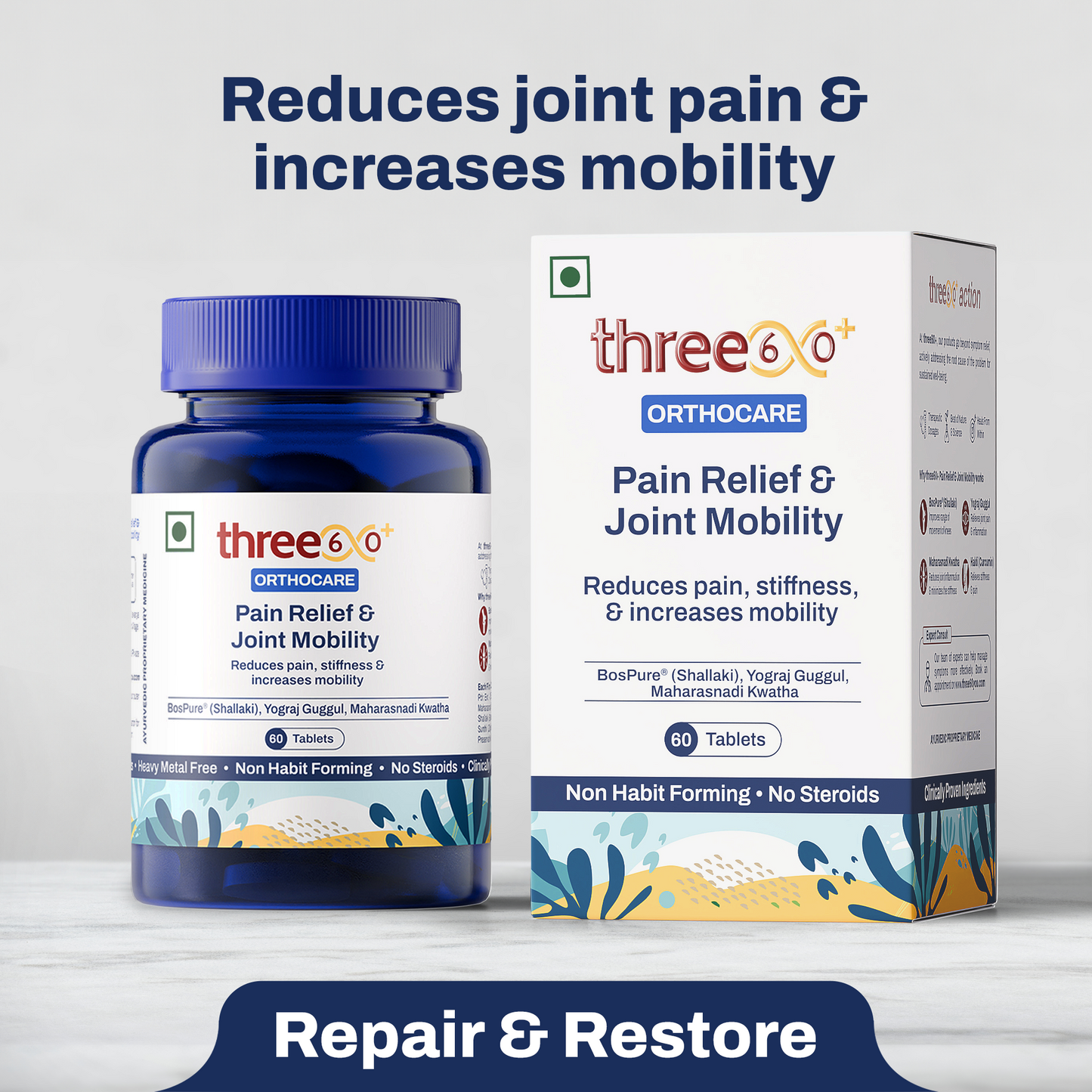 Pain Relief & Joint Mobility Tablets