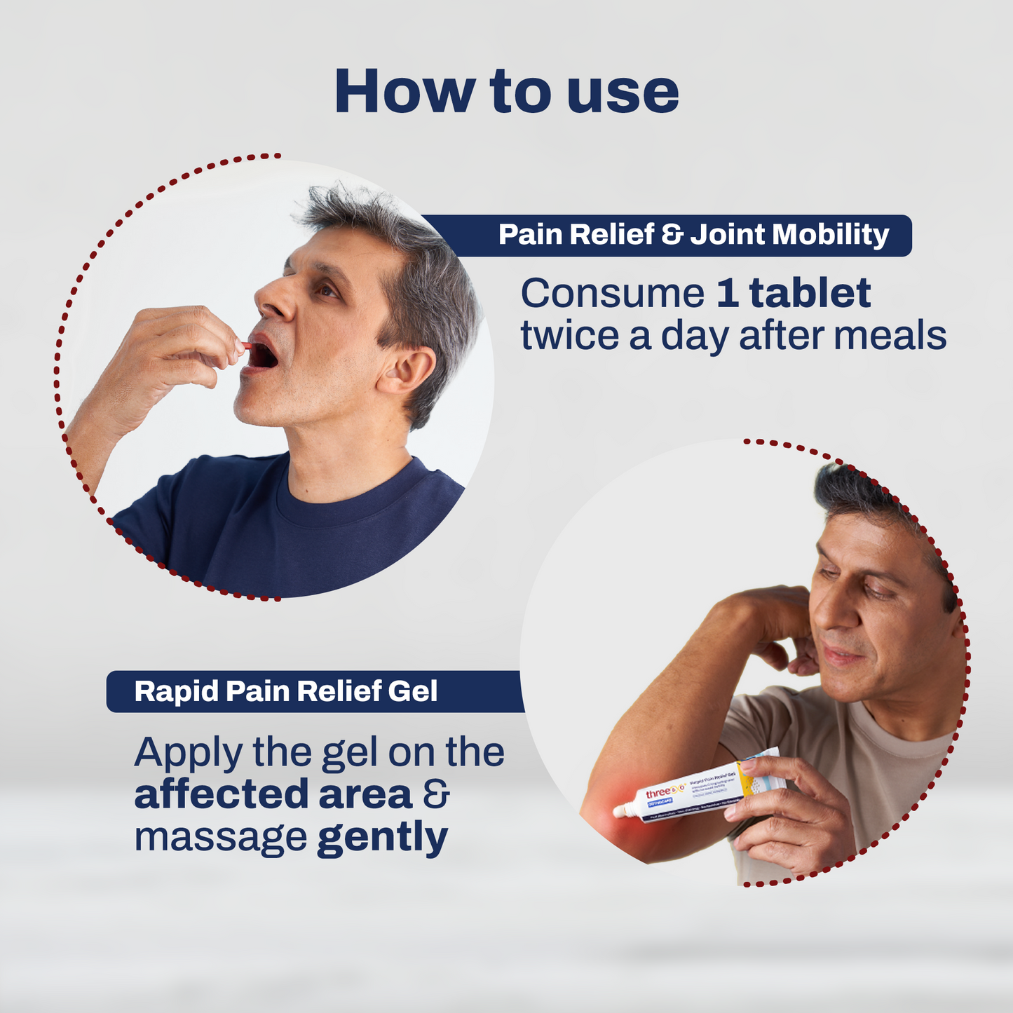 Rapid Pain Relief & Joint Mobility Combo (Tablets+Gel)