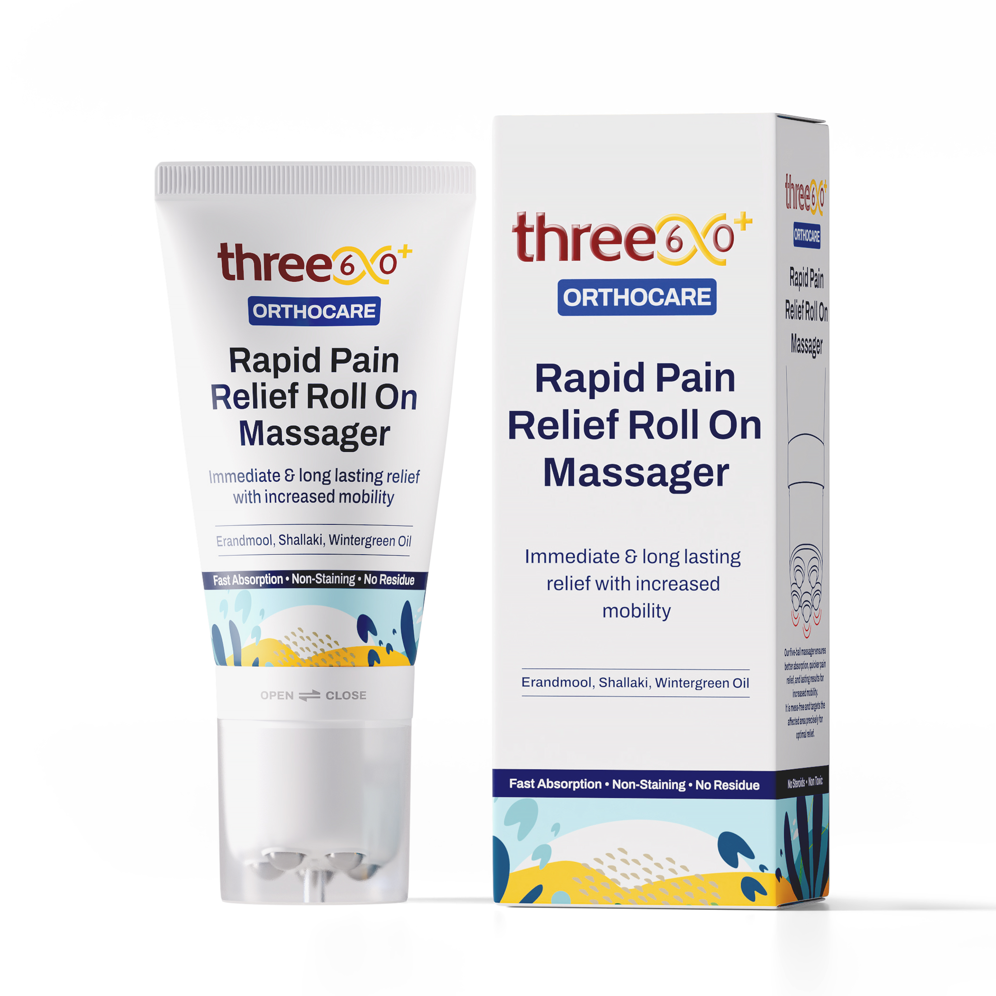 Rapid Pain Relief Roll On Massager