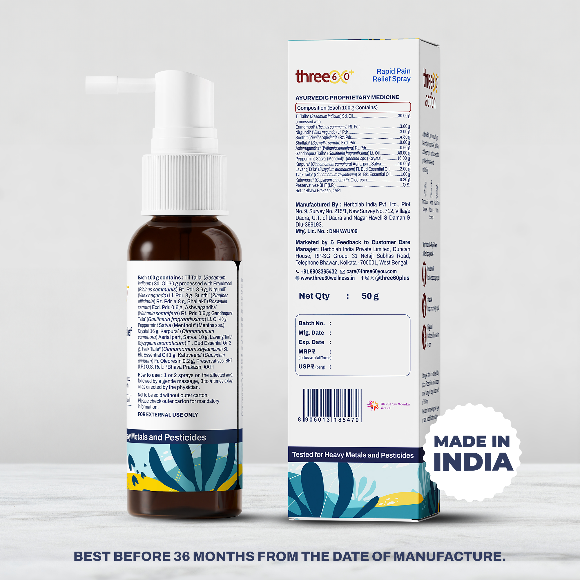 Rapid Pain Relief Spray – Fast-Absorbing, Deep-Acting Body Ease Support