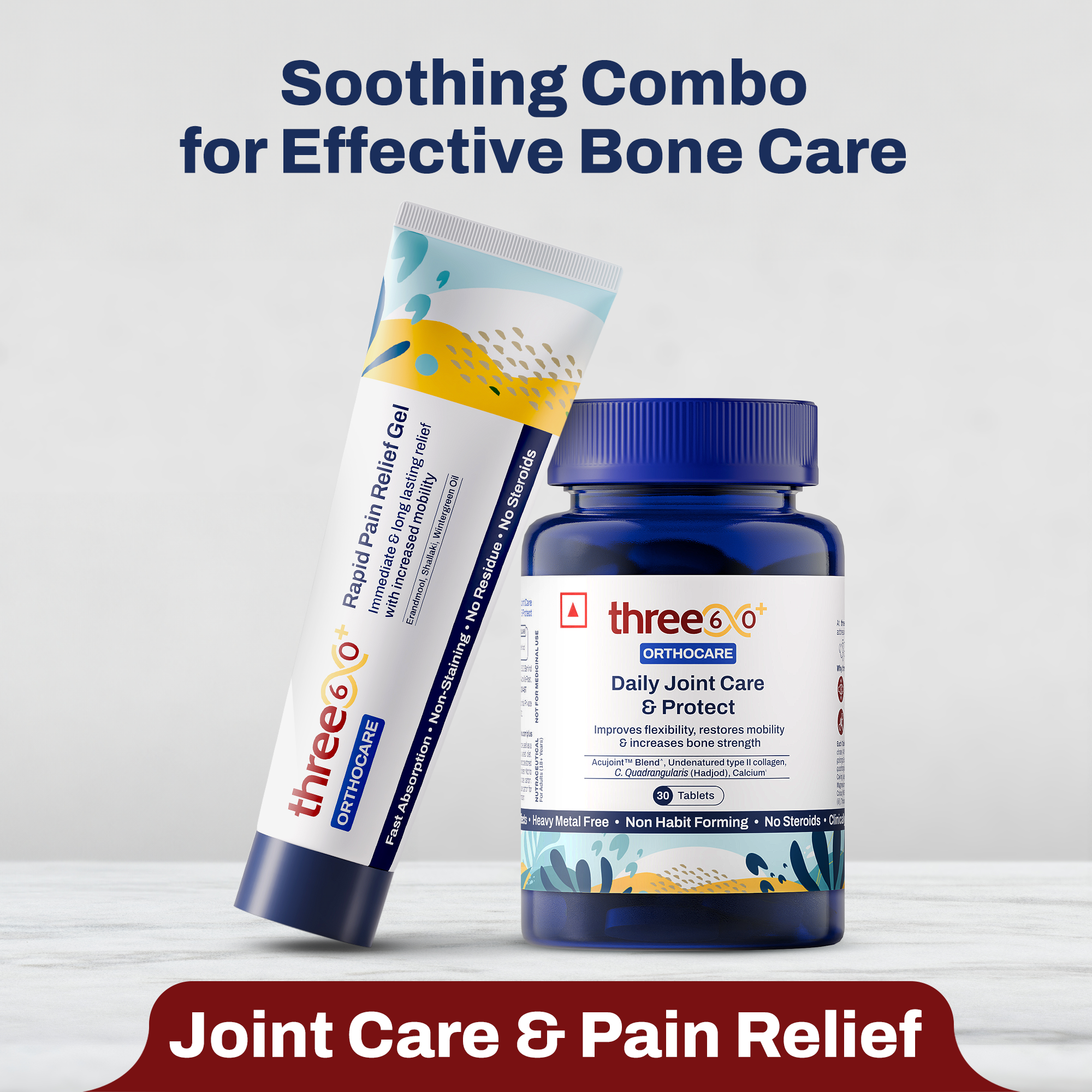 Daily Joint Care & Pain Relief Combo (Tablets+Gel)