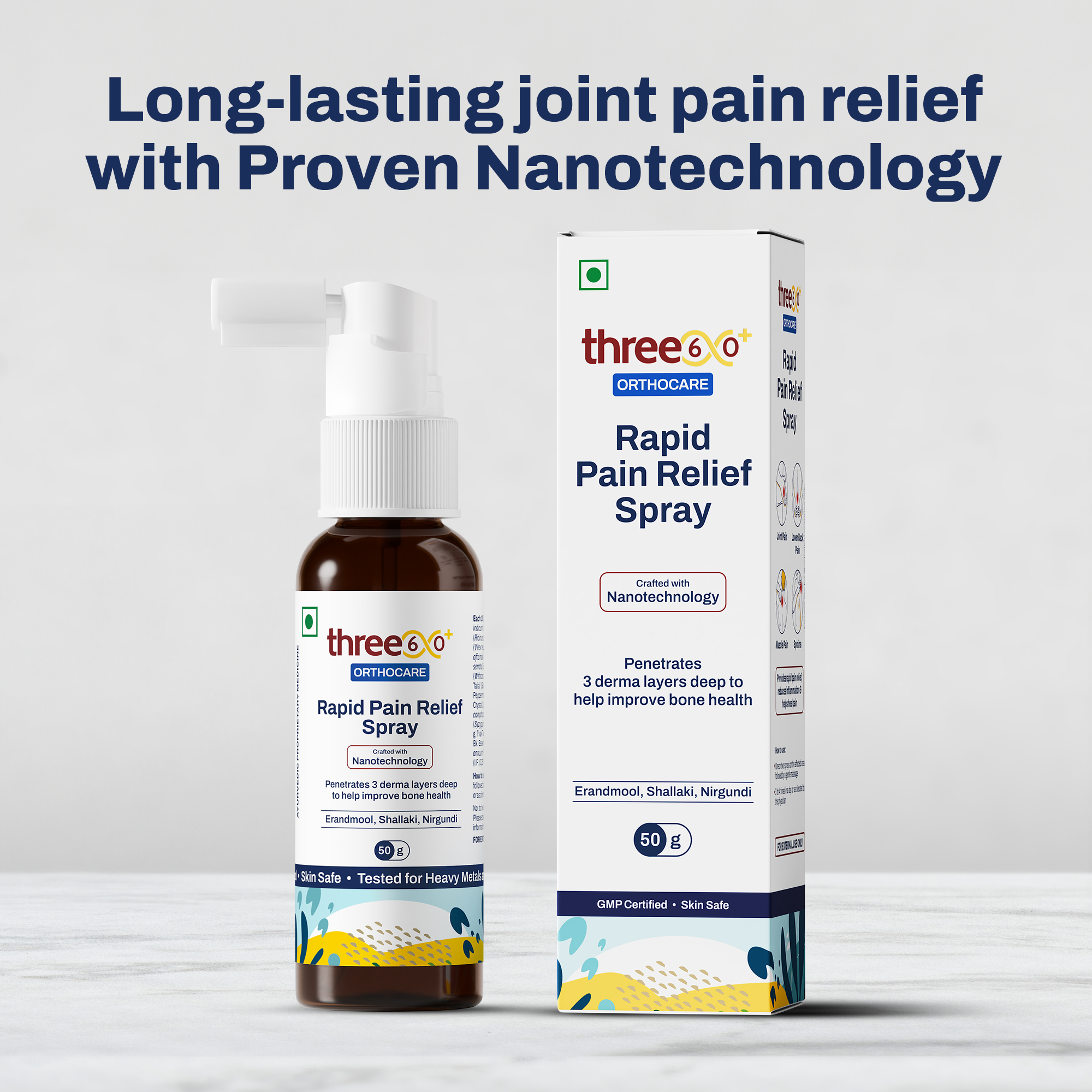 Rapid Pain Relief Spray – Fast-Absorbing, Deep-Acting Body Ease Support