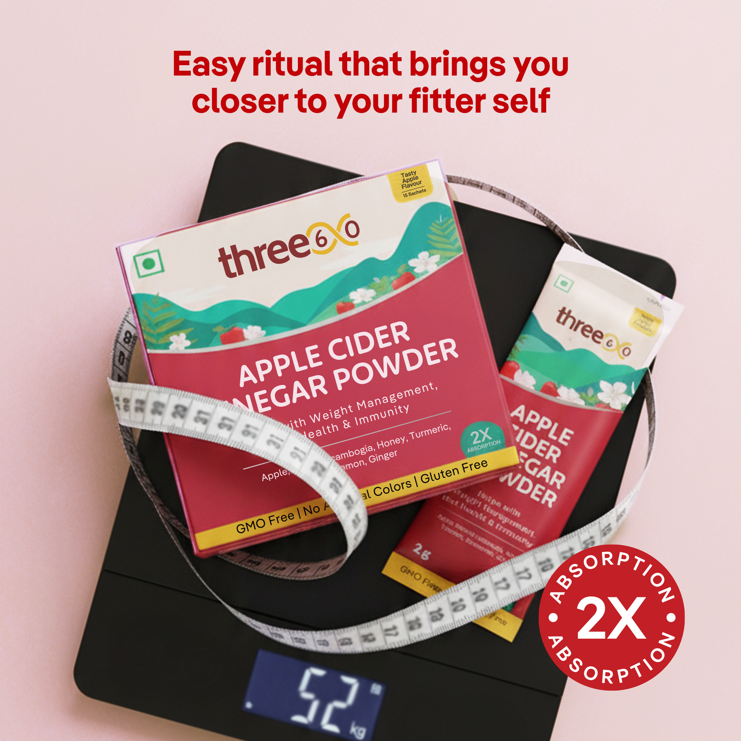 Apple Cider Vinegar Powder Sachet