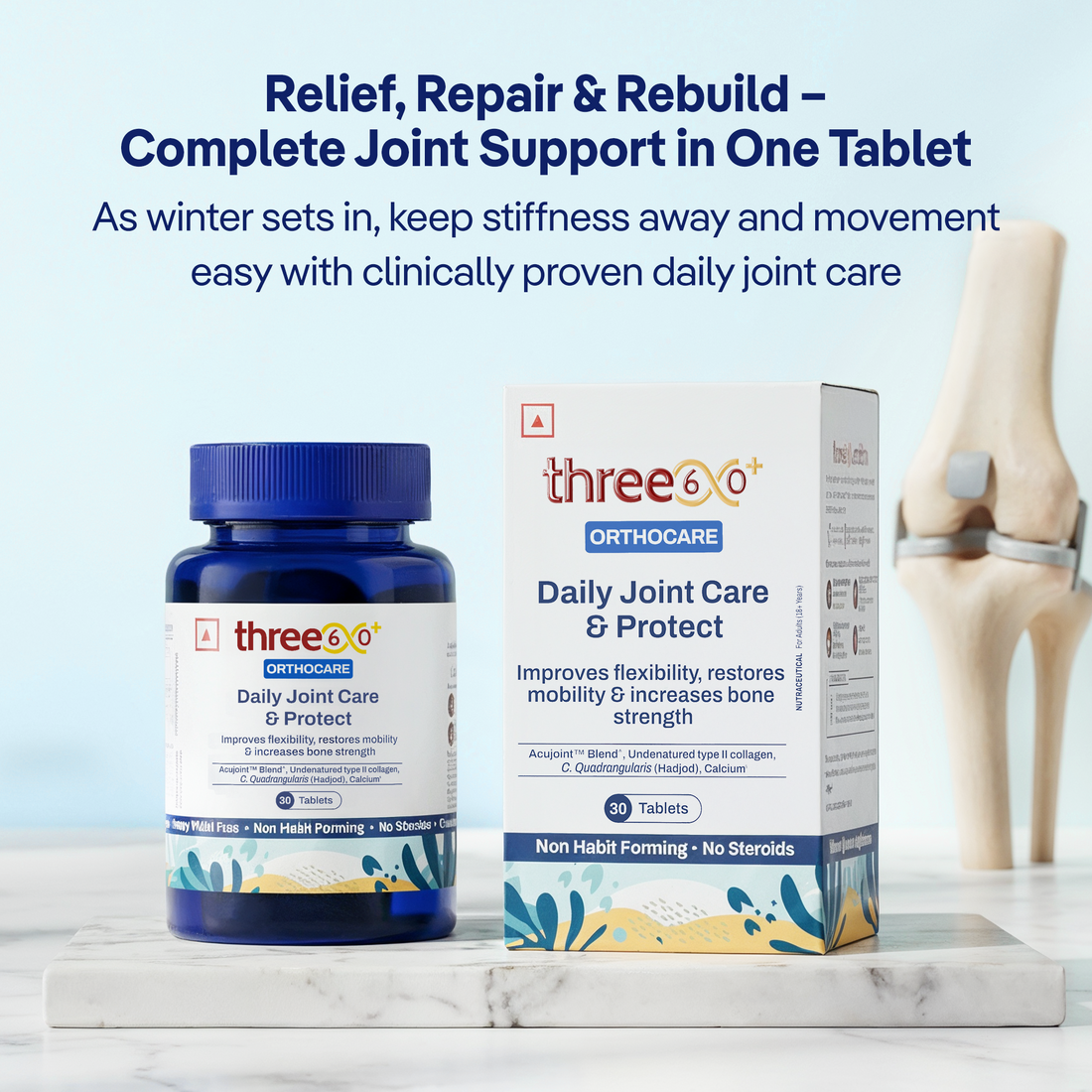 Daily Joint Care & Protect Tablets – Clinically Researched All-in-One Joint Support