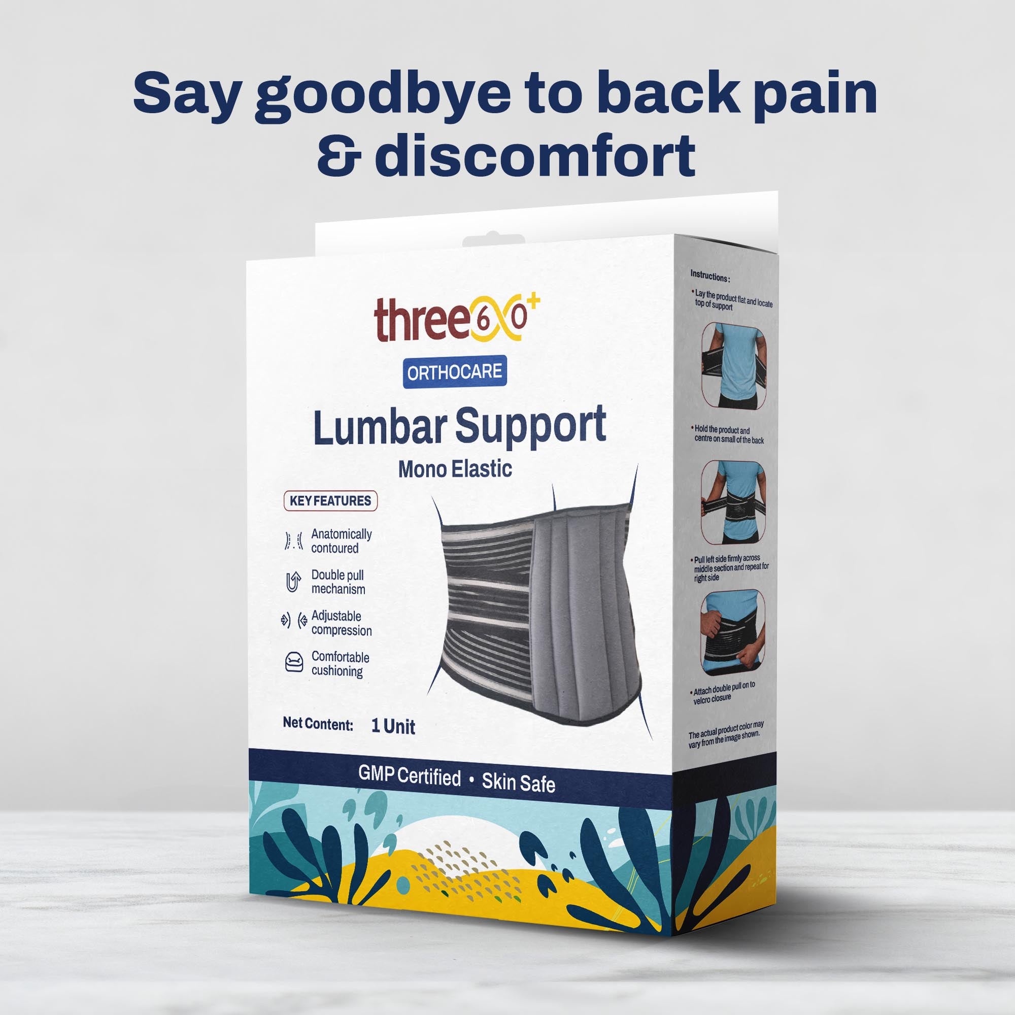 Lumbar Support | Adjustable Back & Posture Support Brace