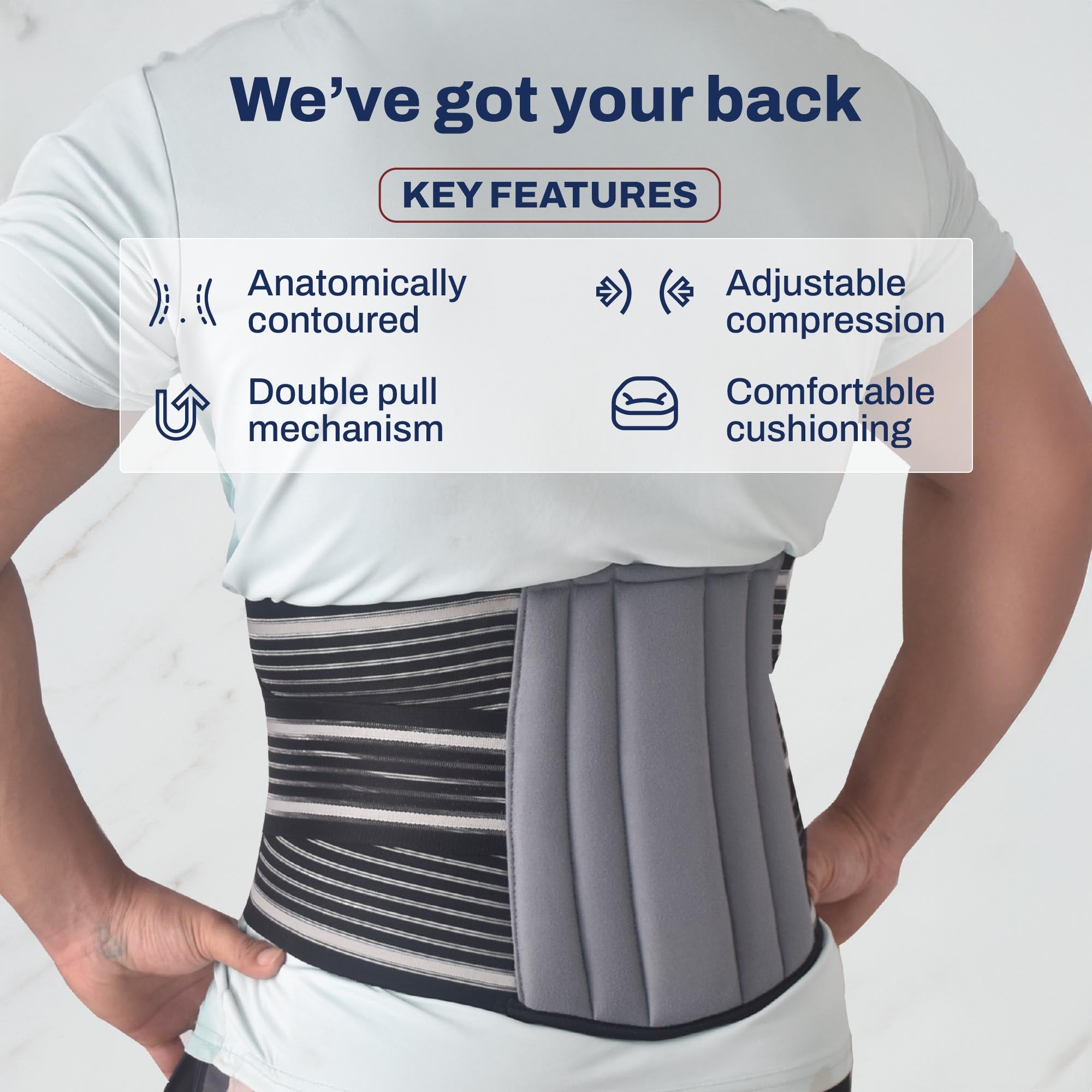 Lumbar Support | Adjustable Back & Posture Support Brace