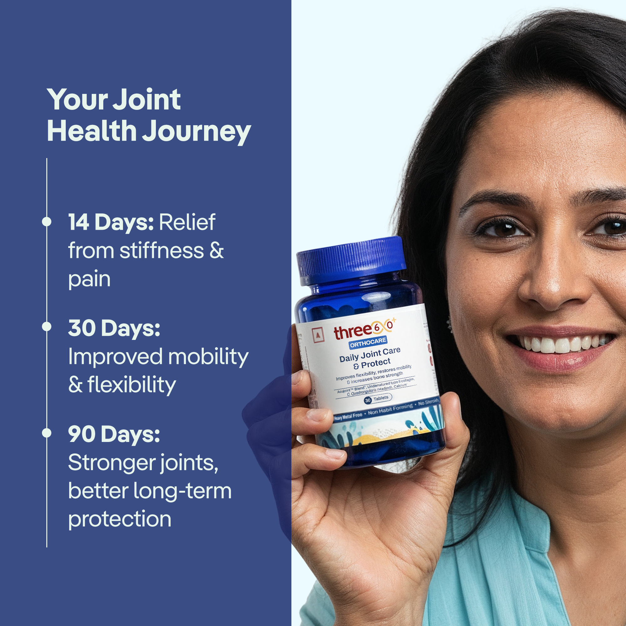 Daily Joint Care & Protect Tablets – Clinically Researched All-in-One Joint Support