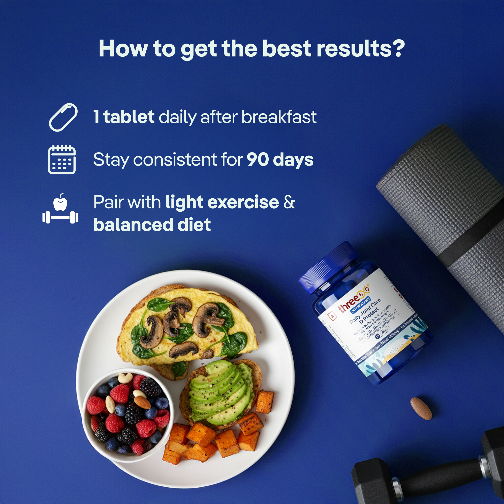 Daily Joint Care & Protect Tablets – Clinically Researched All-in-One Joint Support