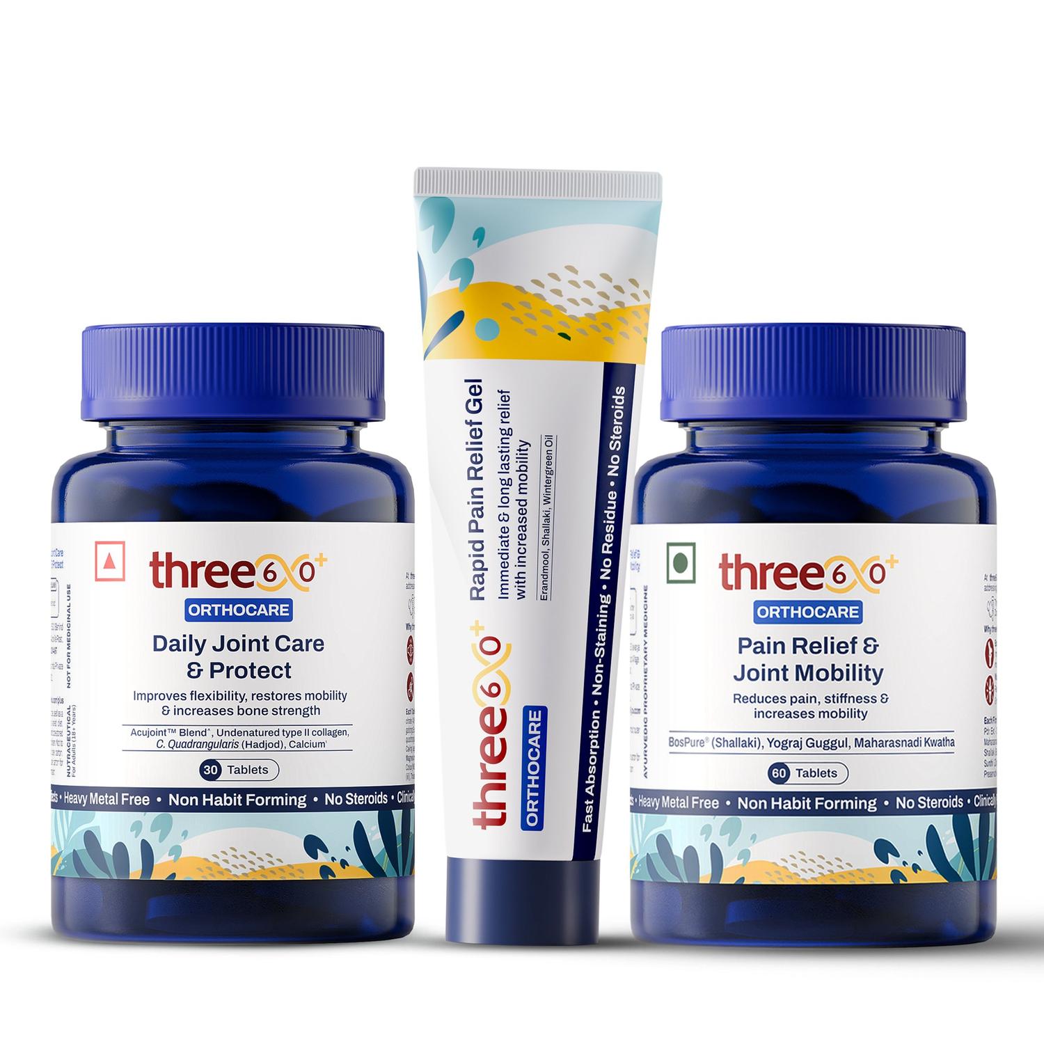 Total Joint Defense Combo | 3-in-1 Daily Joint Comfort & Support