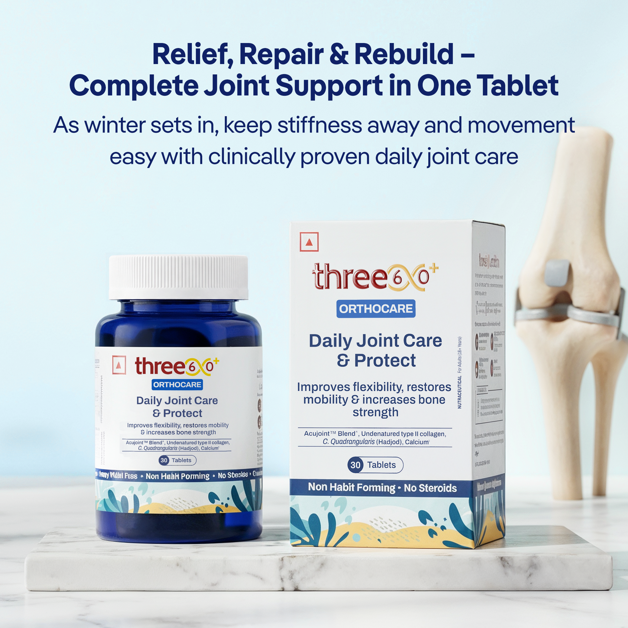Daily Joint Care & Protect Tablets – Clinically Researched All-in-One Joint Support