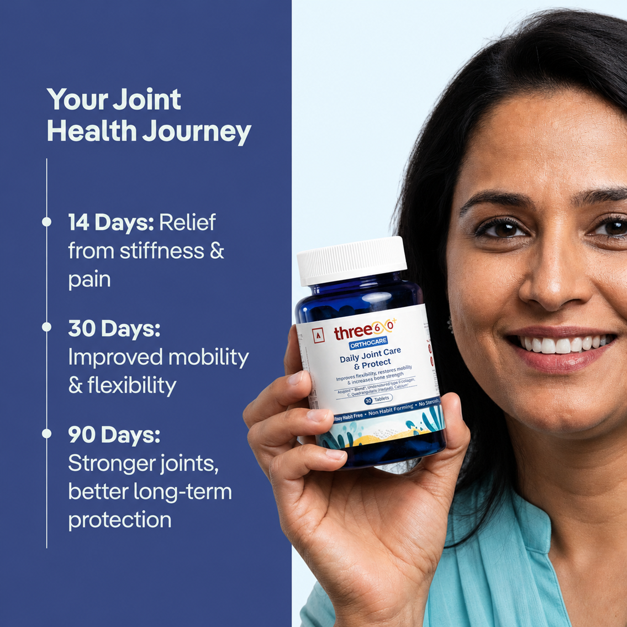 Daily Joint Care & Protect Tablets – Clinically Researched All-in-One Joint Support