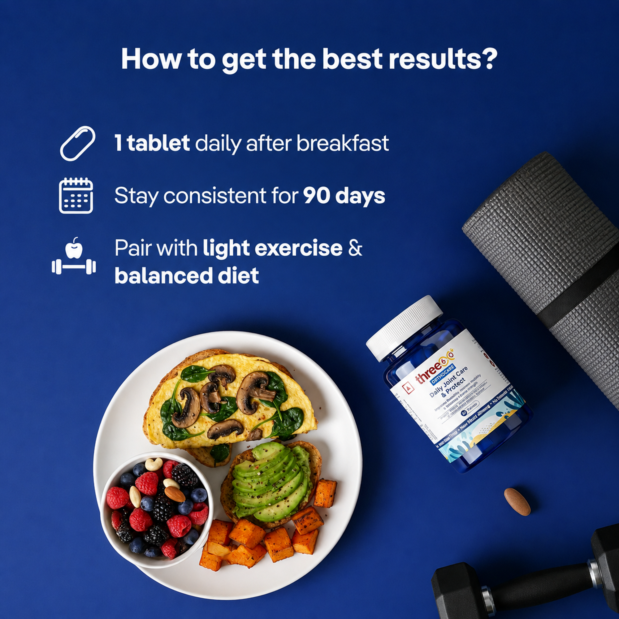 Daily Joint Care & Protect Tablets – Clinically Researched All-in-One Joint Support