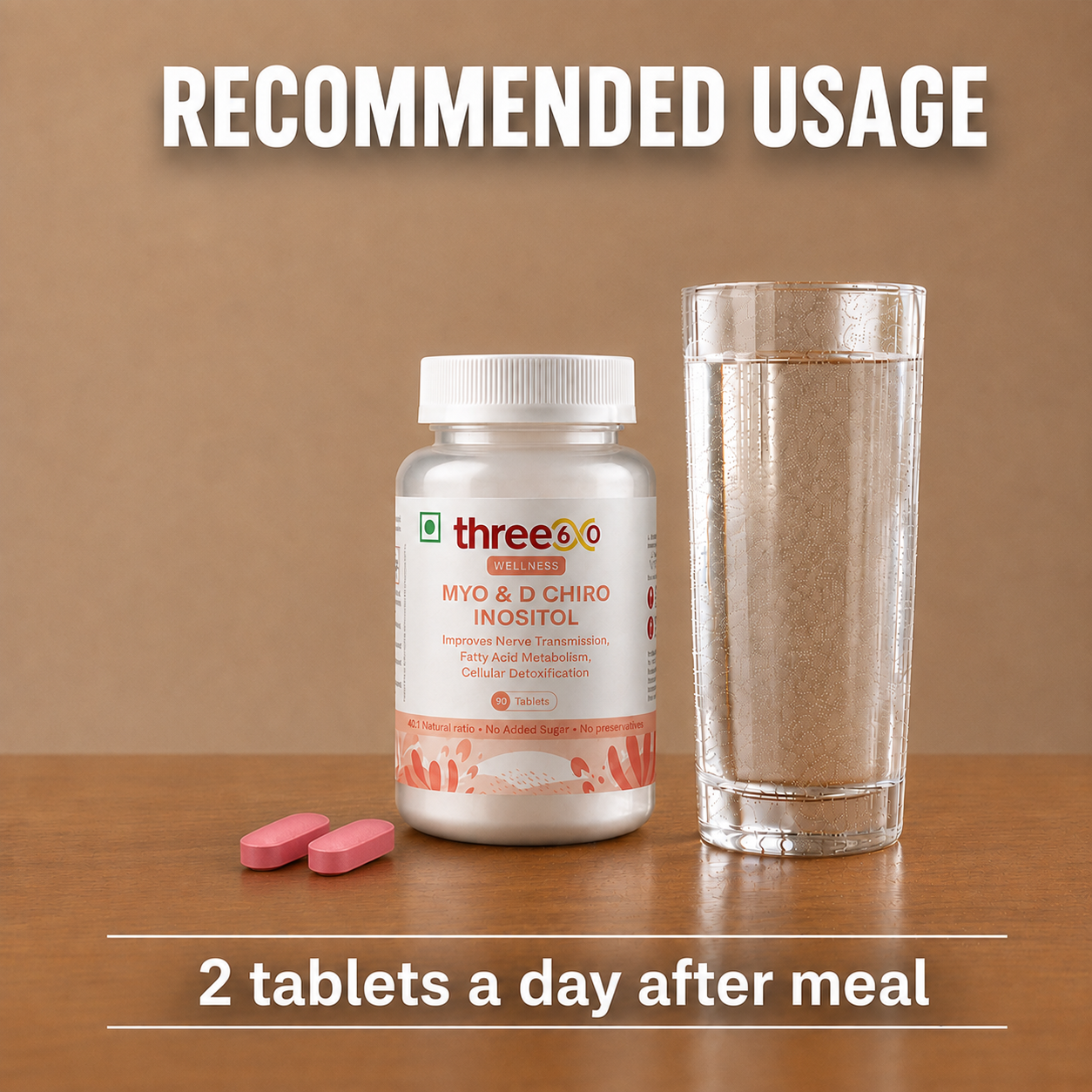 three60 Myo & D Chiro Inositol