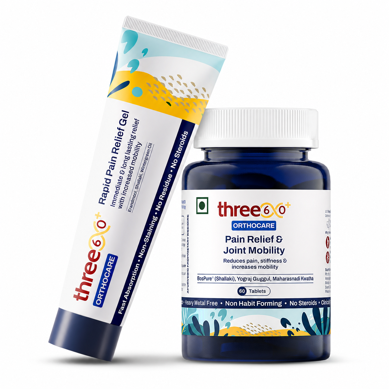 Rapid Pain Relief & Joint Mobility Combo (Tablets+Gel)