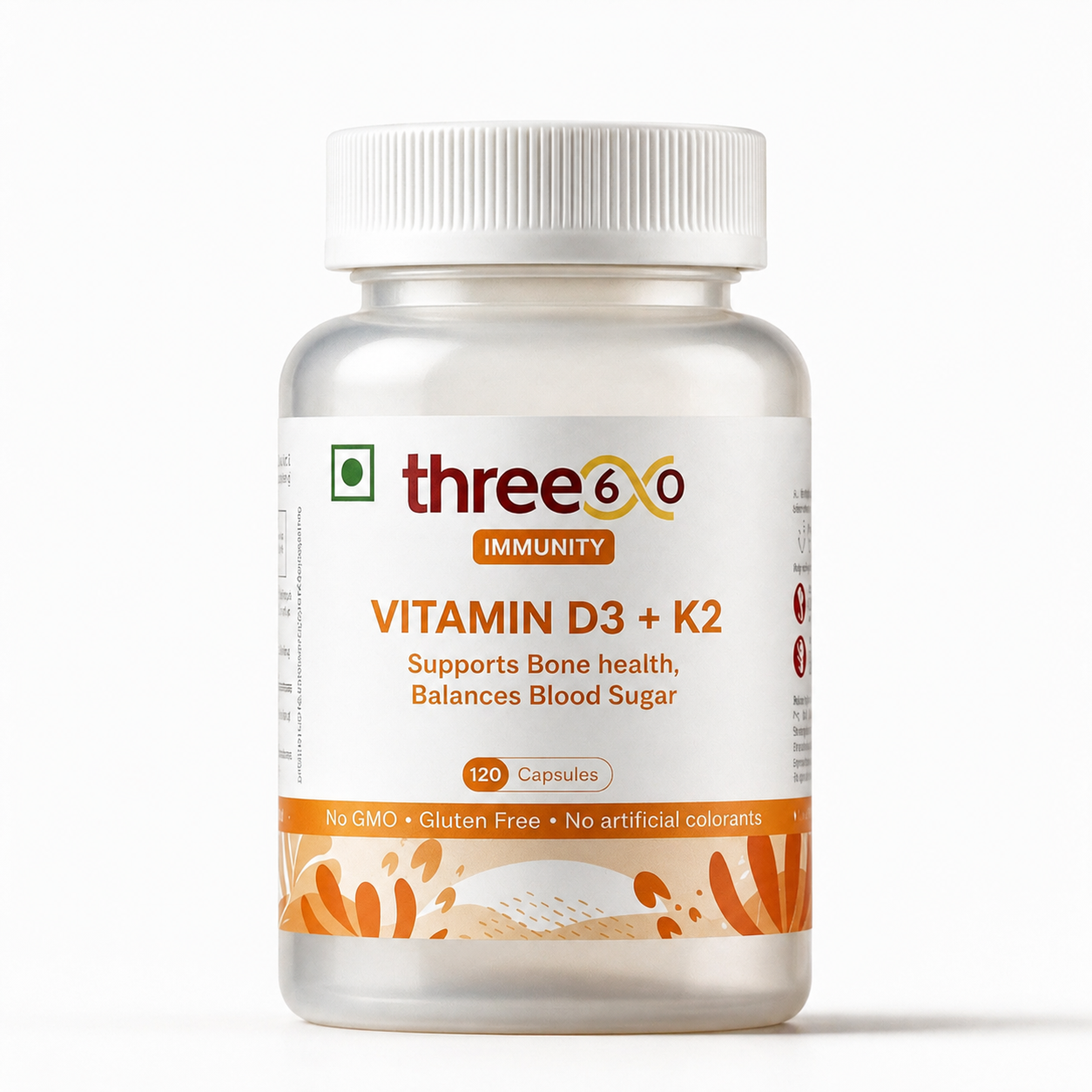 three60 Vitamin D3 + K2