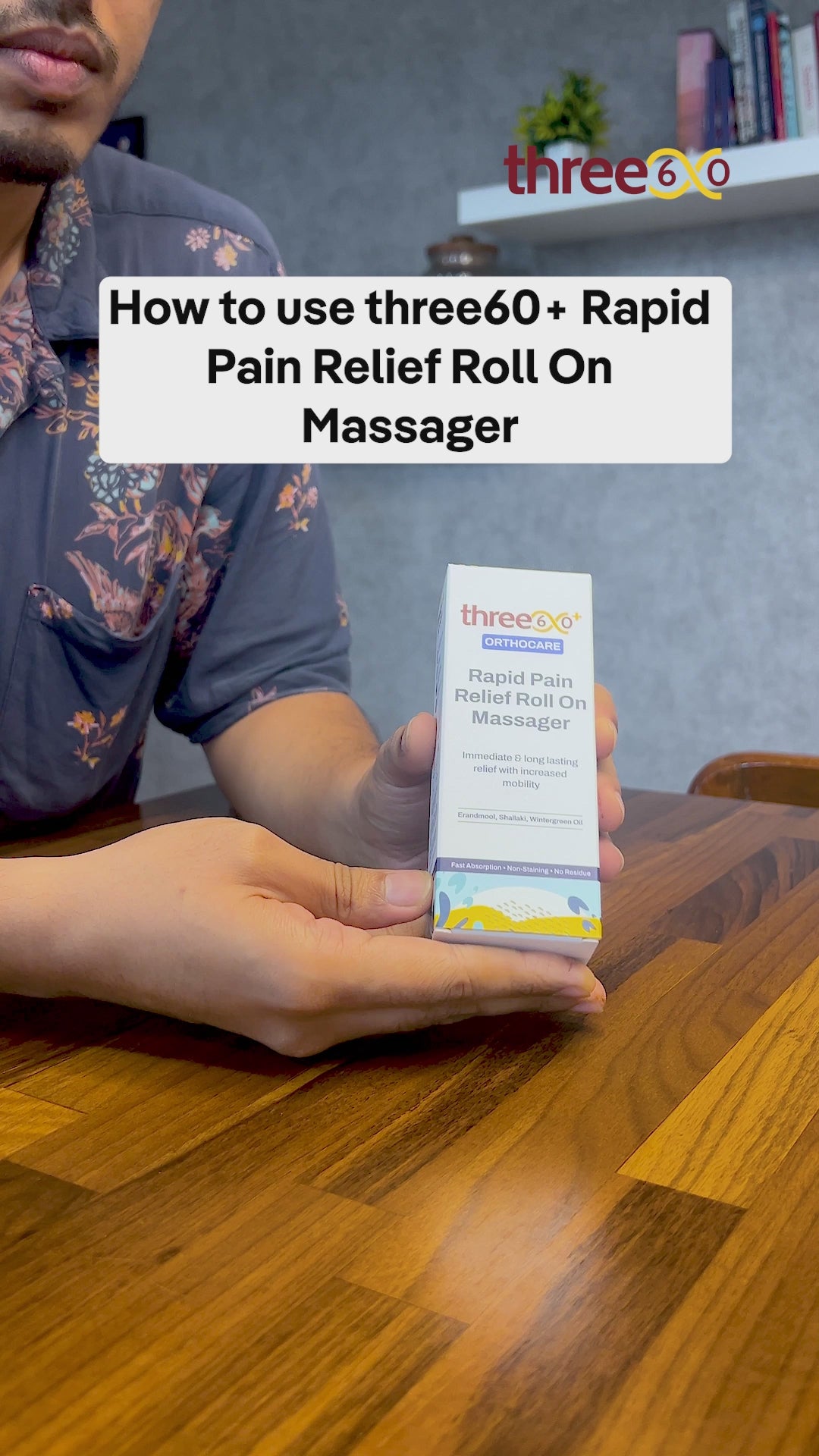 Rapid Pain Relief Roll On Massager